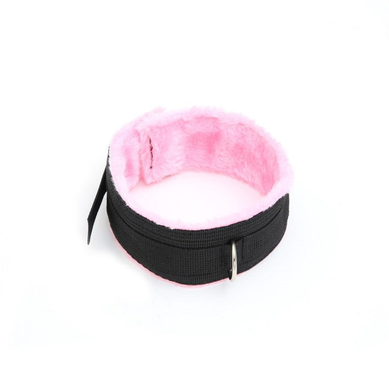 Set BDSM Negro y Rosa – Kit de 8 Piezas