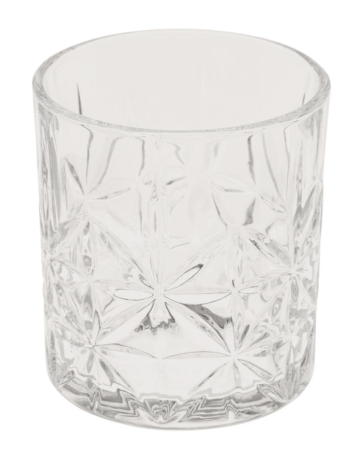 Vaso de 280 ml con relieve decorativo