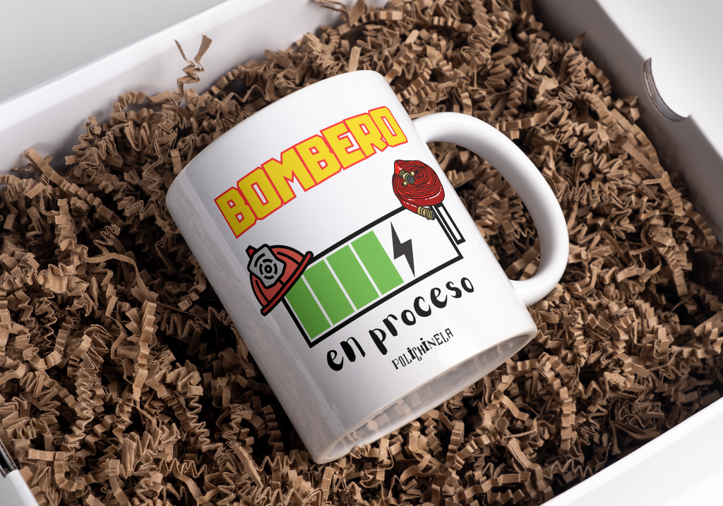 Taza "Bombero en proceso"