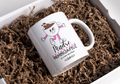 Taza "Madre primeriza, feliz y con sueño"