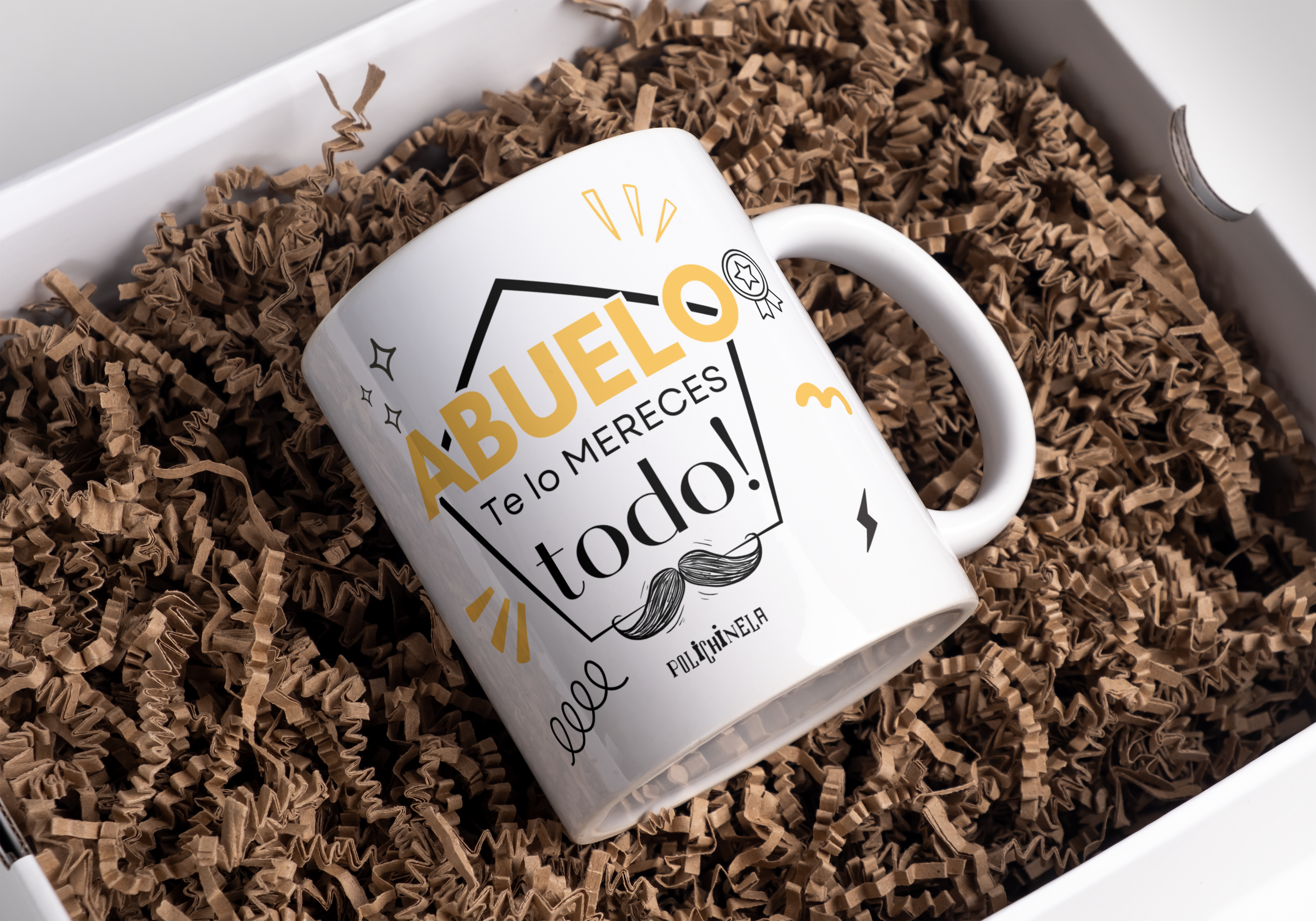 Taza "Abuelo te lo mereces todo"
