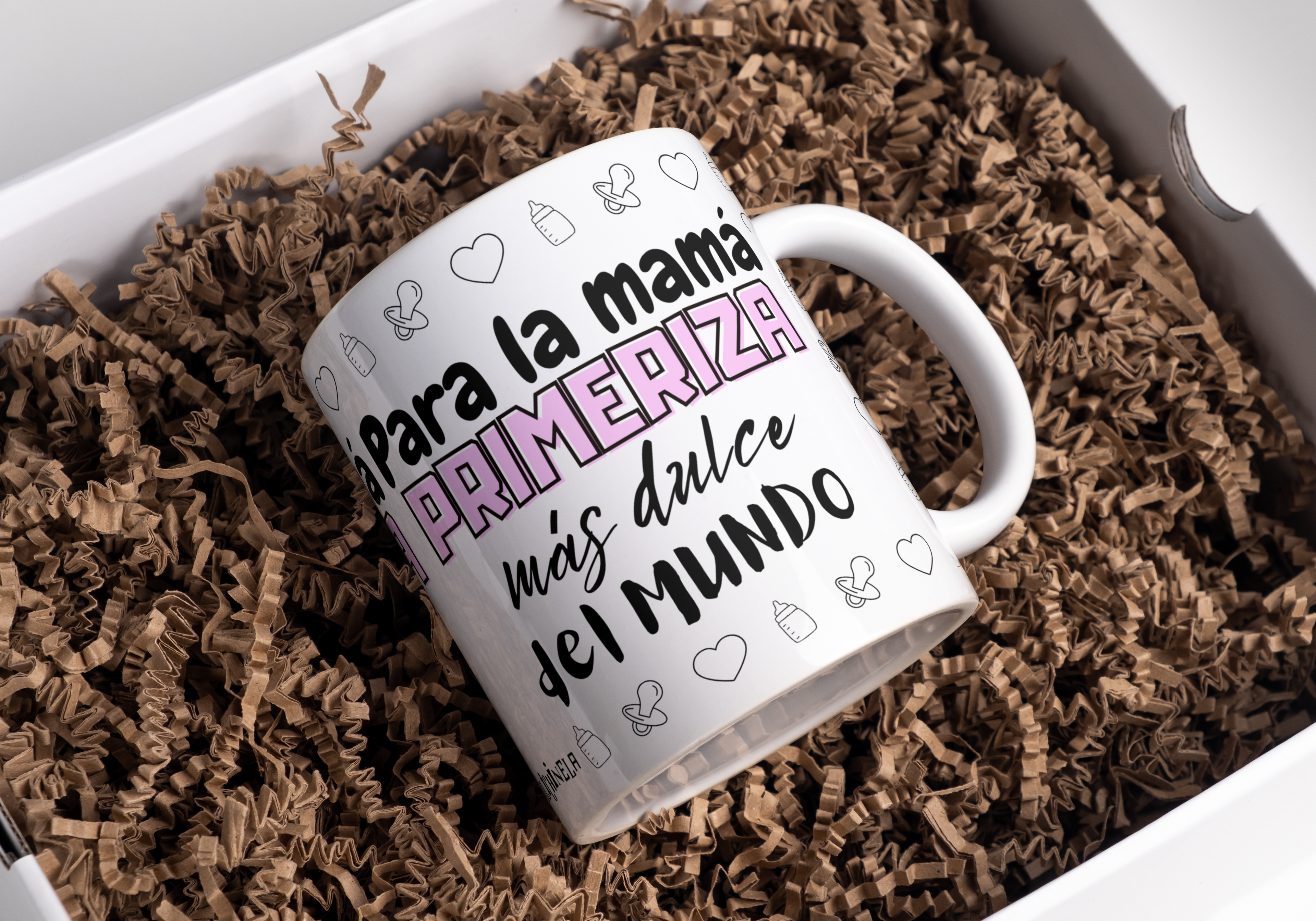 Taza "Para la mamá primeriza más dulce del mundo"