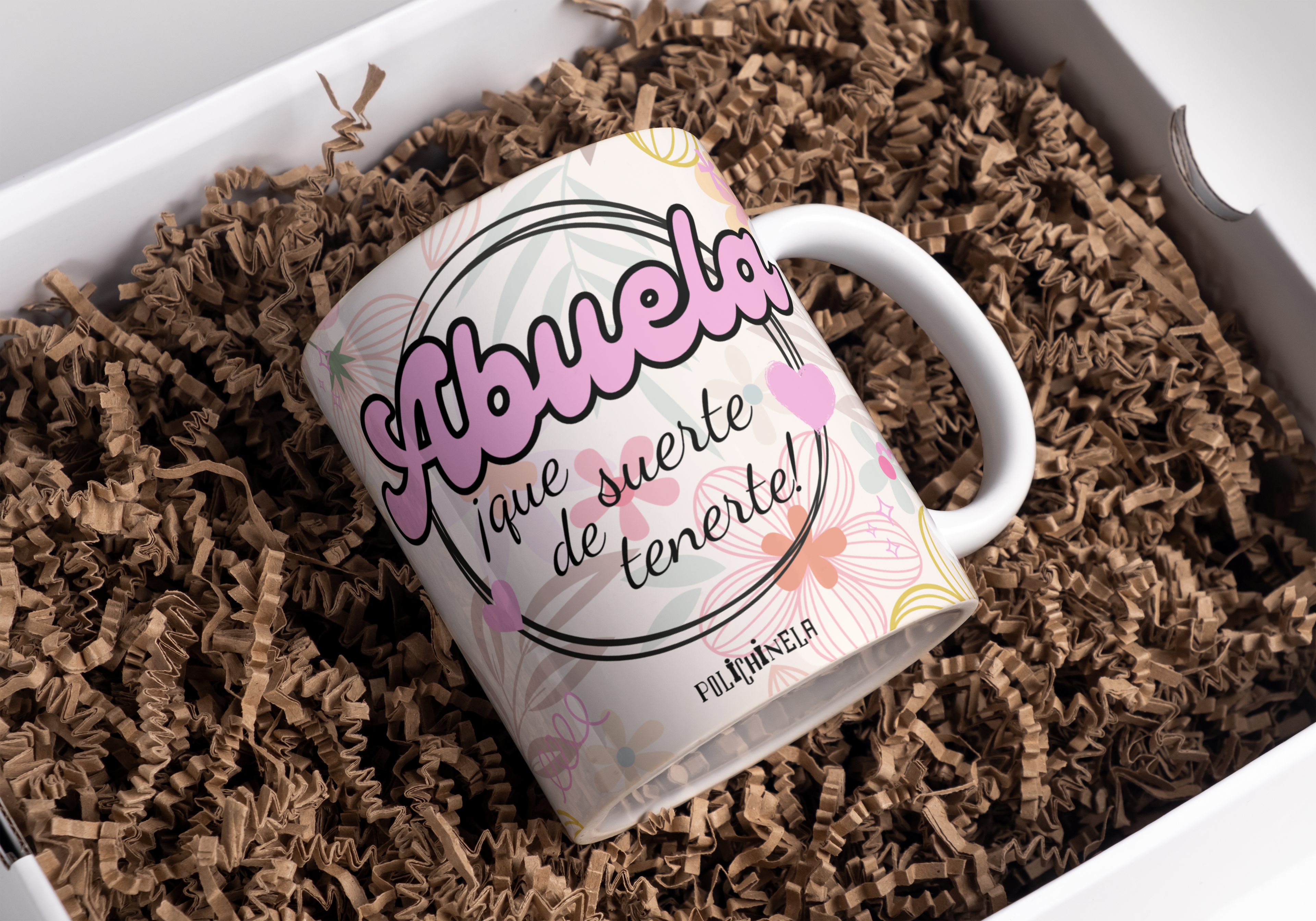 Taza "Abuela que suerte de tenerte"