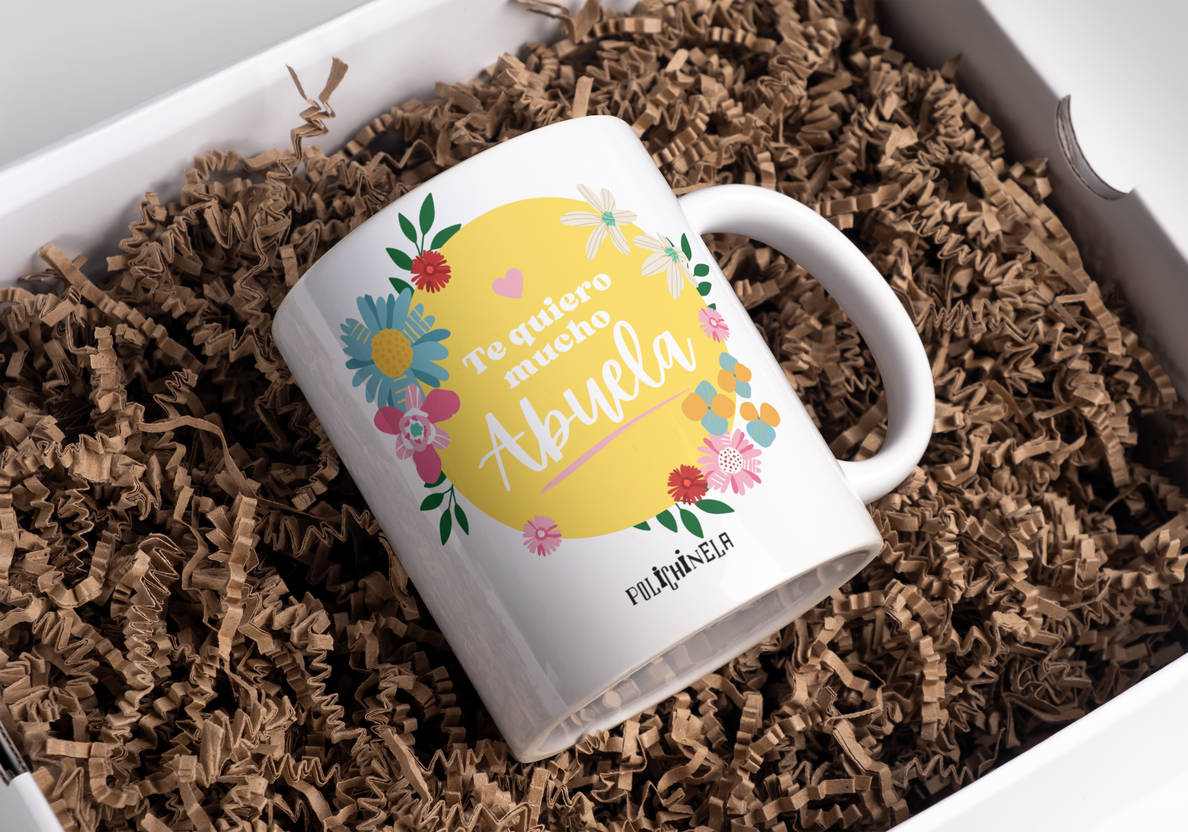 Taza "Te quiero mucho abuela"