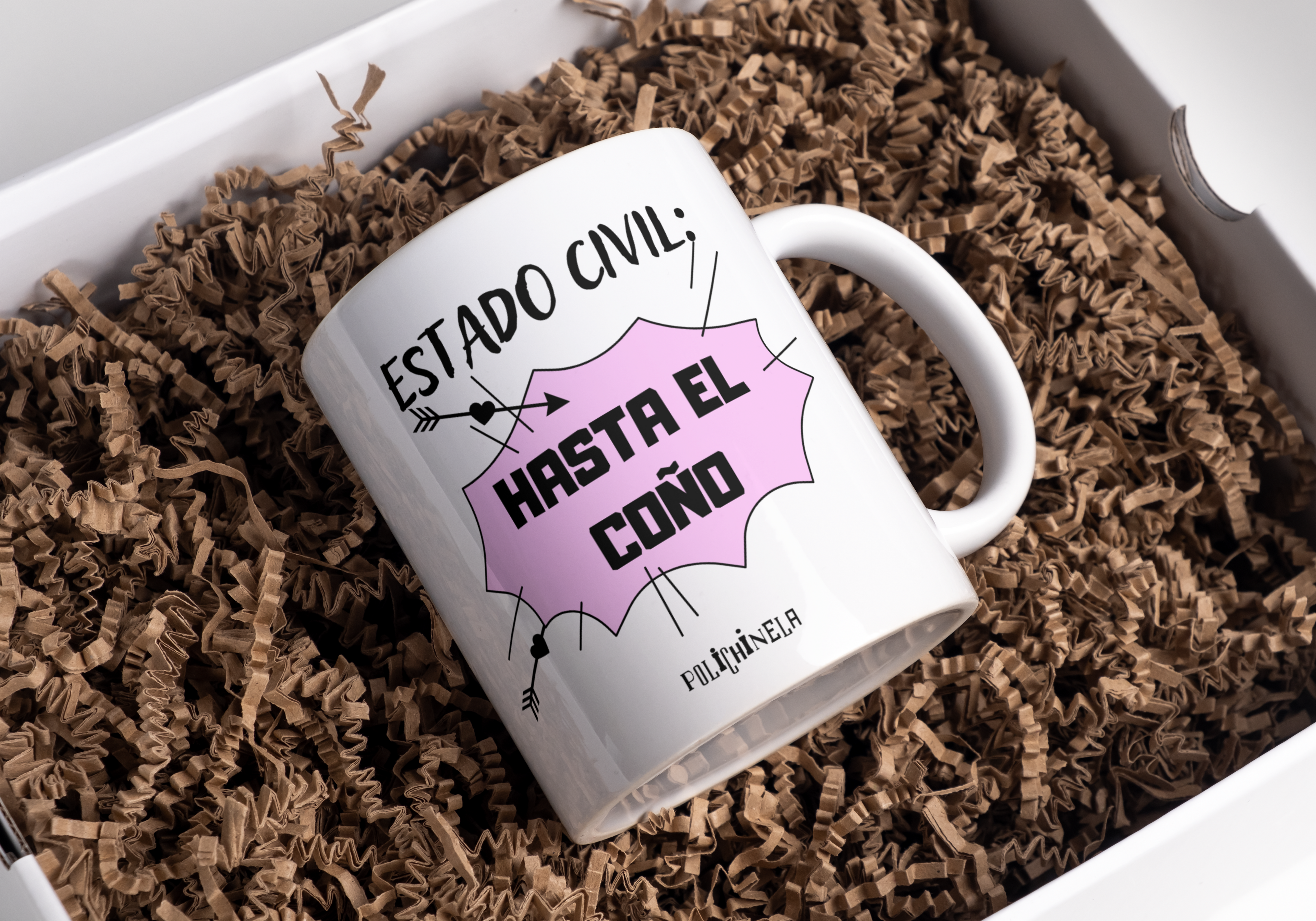 Taza "Estado civil, hasta el cxñx"