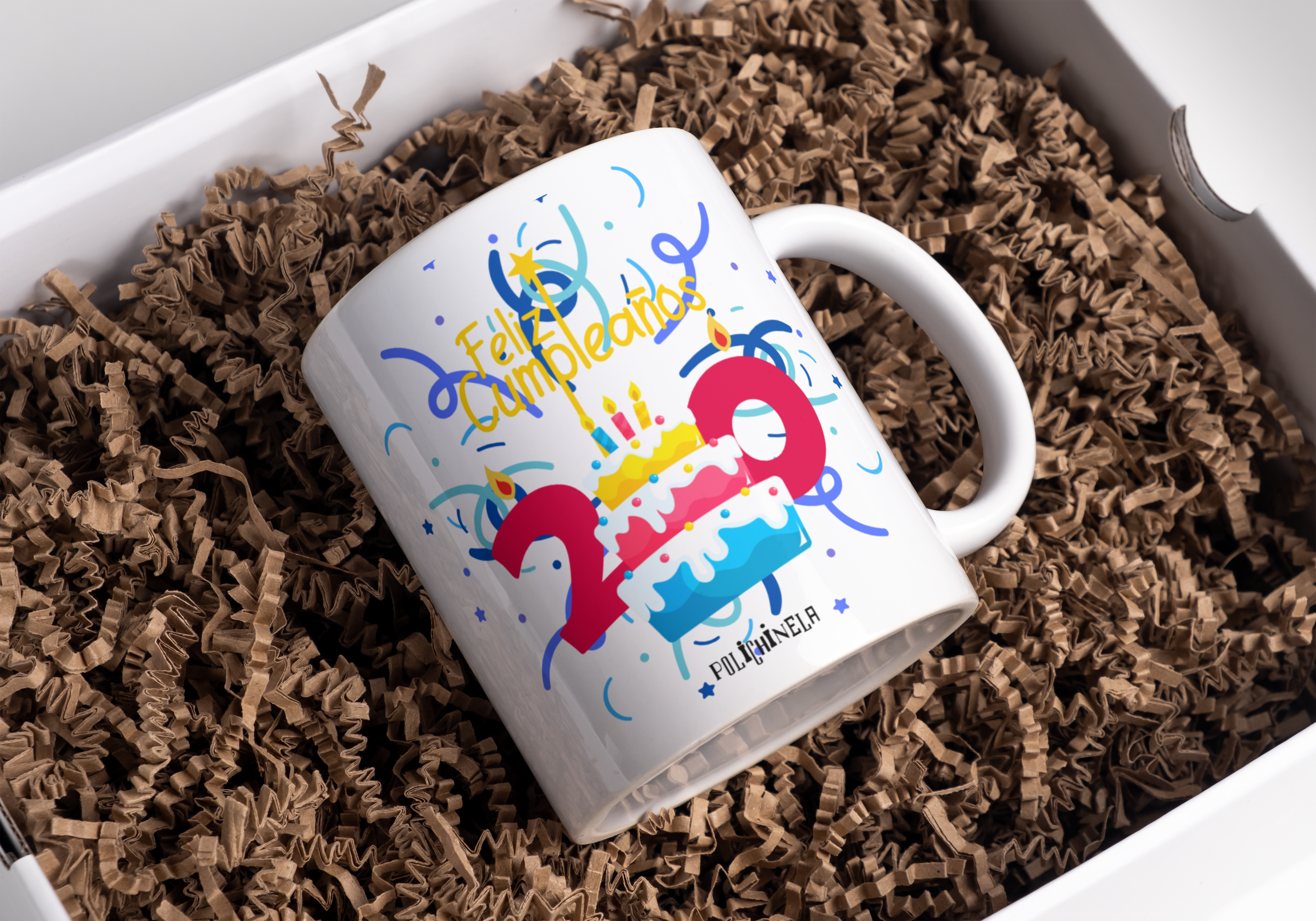 Taza "Feliz 20 cumpleaños"
