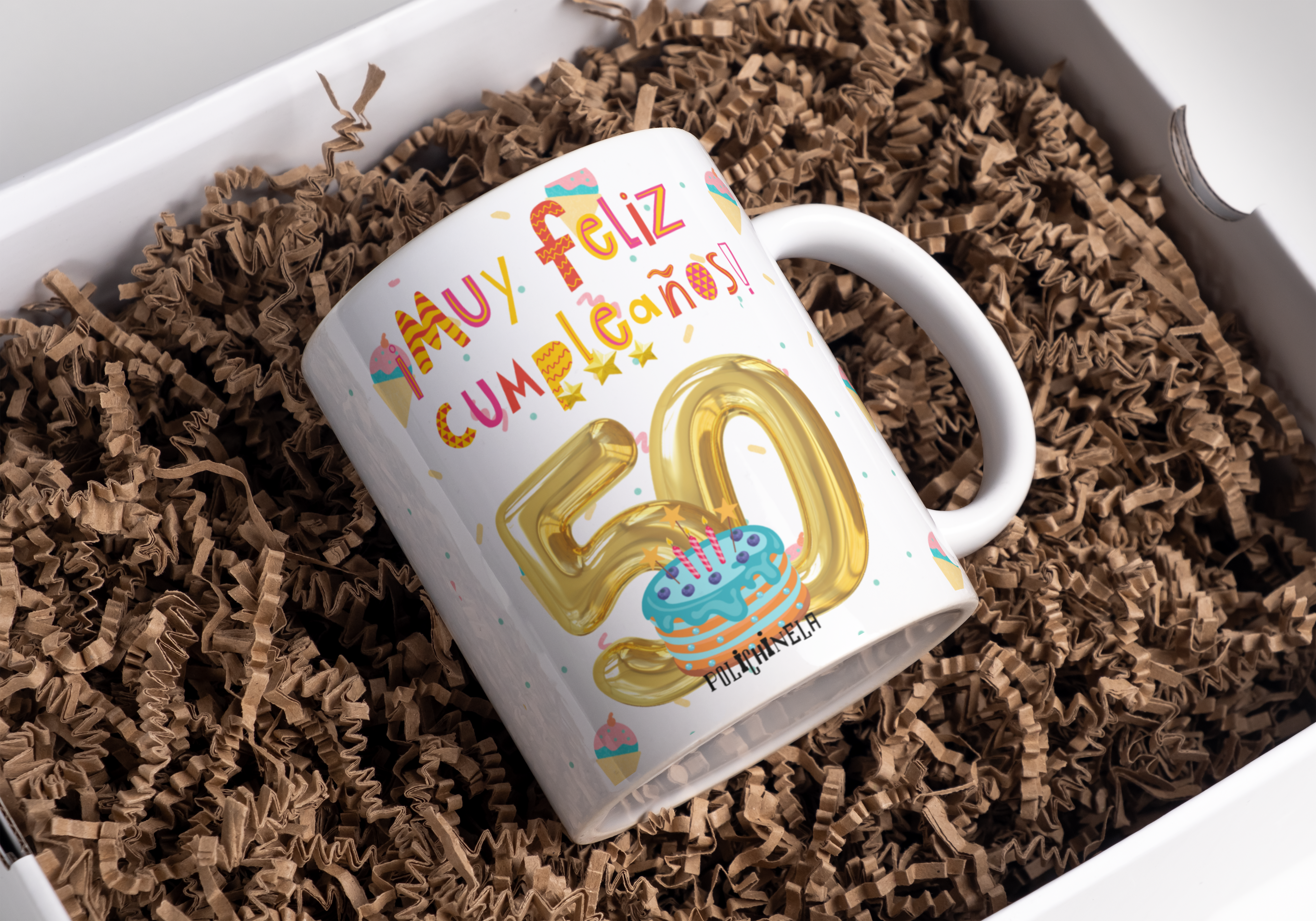 Taza "Feliz 50 cumpleaños"