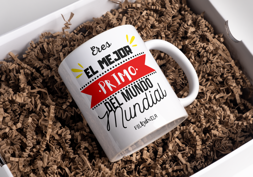 Taza "Eres el mejor primo del mundo"
