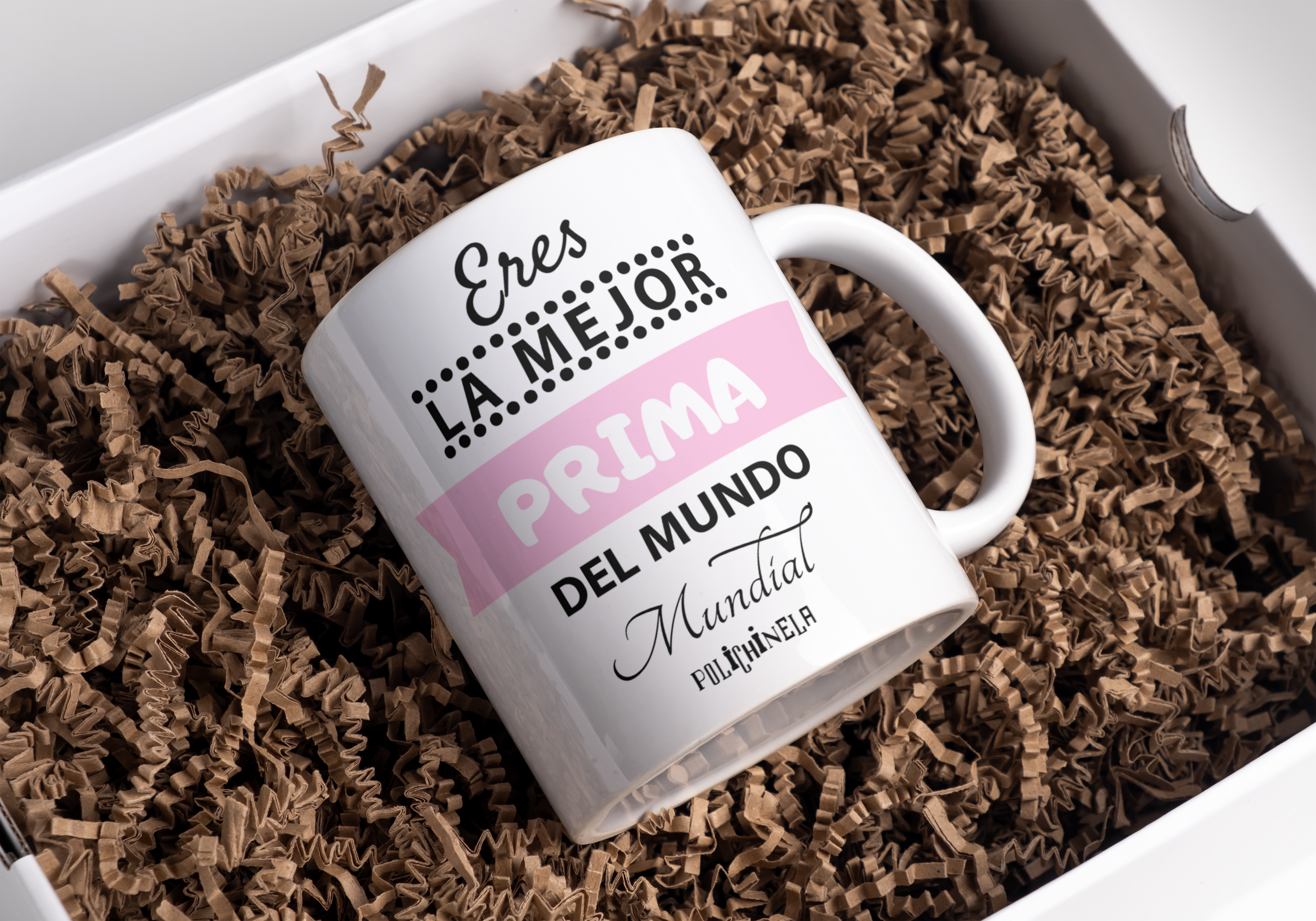 Taza "Eres la mejor prima del mundo"