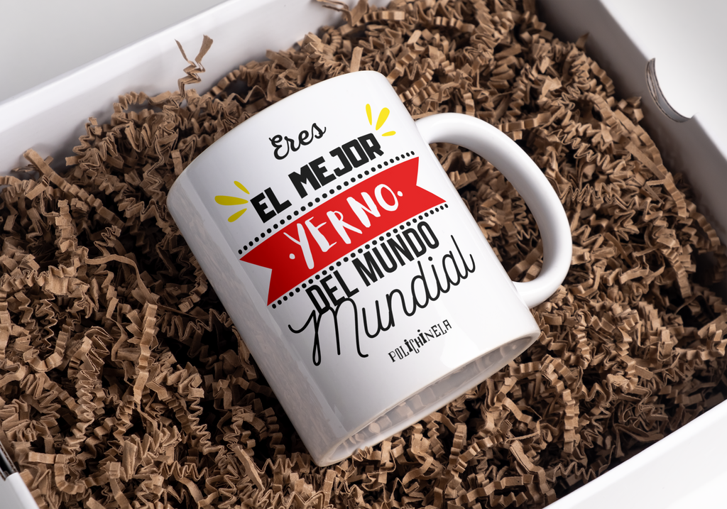 Taza "Eres el mejor yerno del mundo"