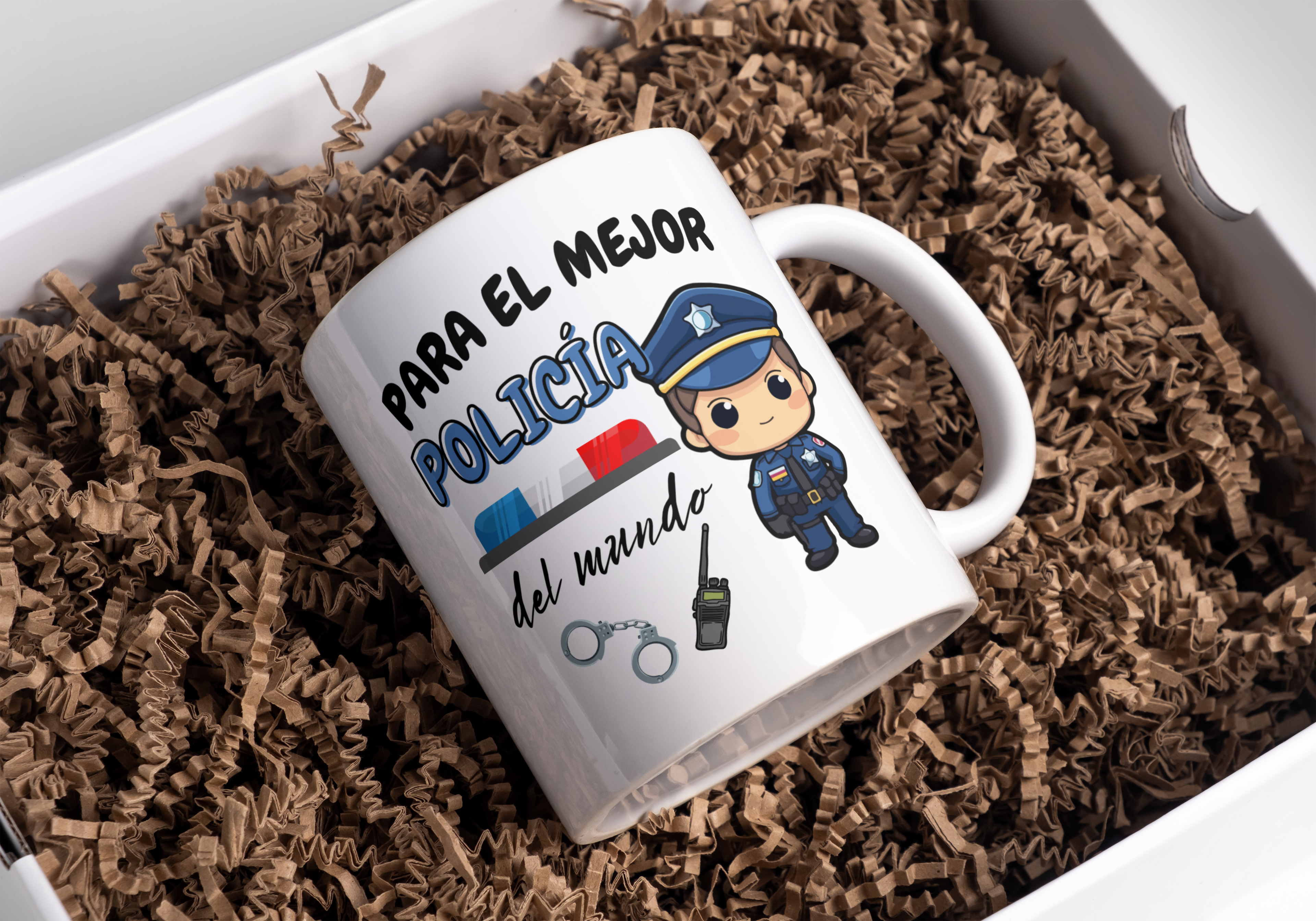 Taza "Para el mejor policía del mundo"