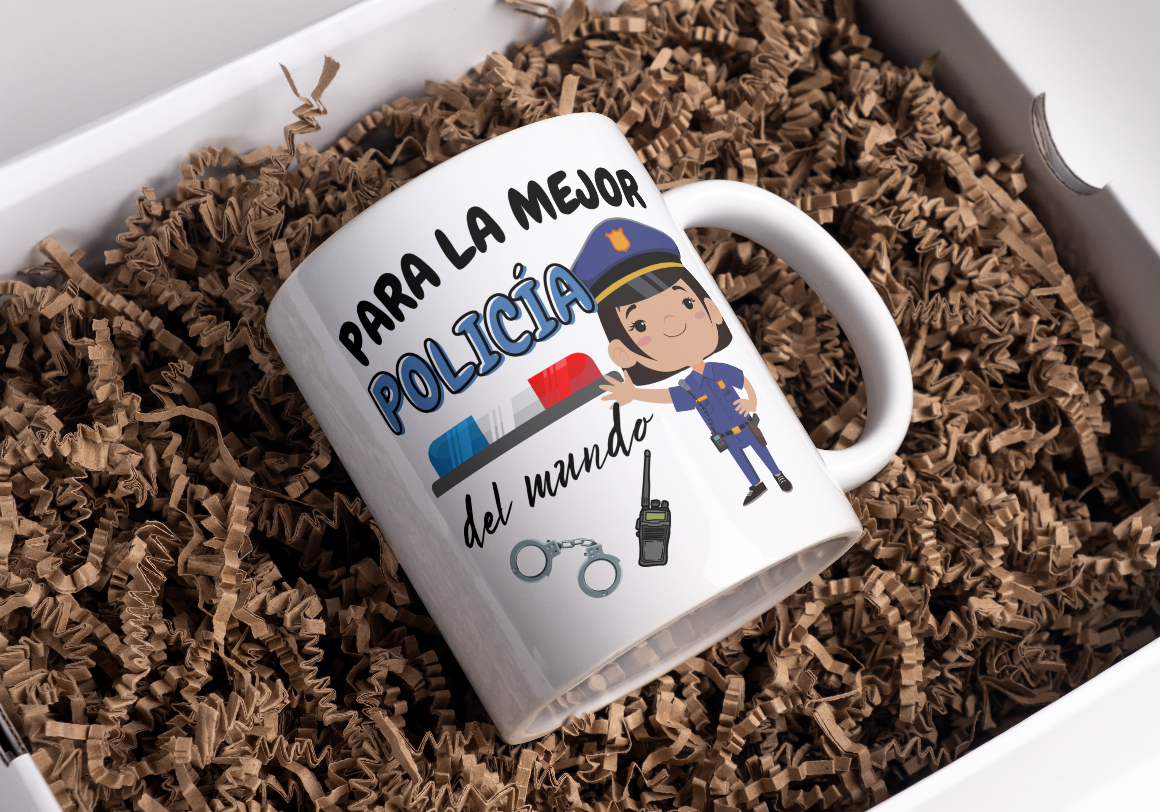 Taza "Para la mejor policía del mundo"