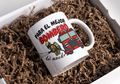 Taza "Para el mejor bombero del mundo"