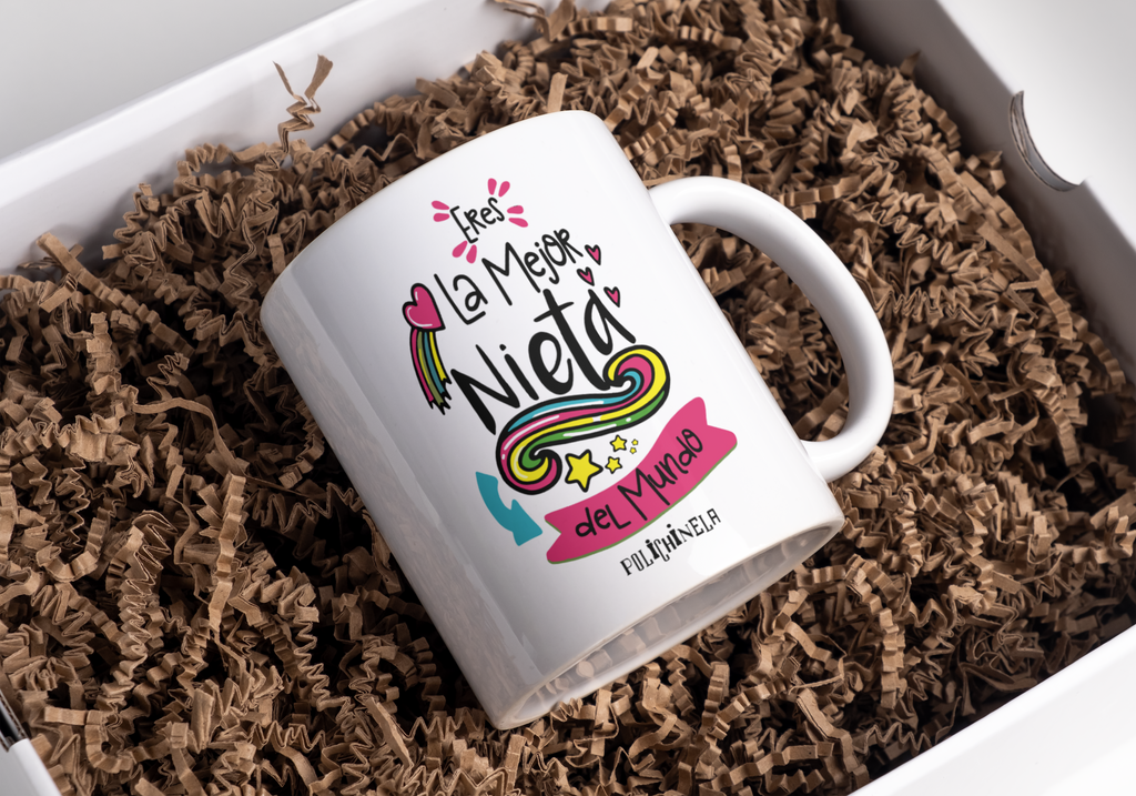 Taza "Eres la mejor nieta del mundo"