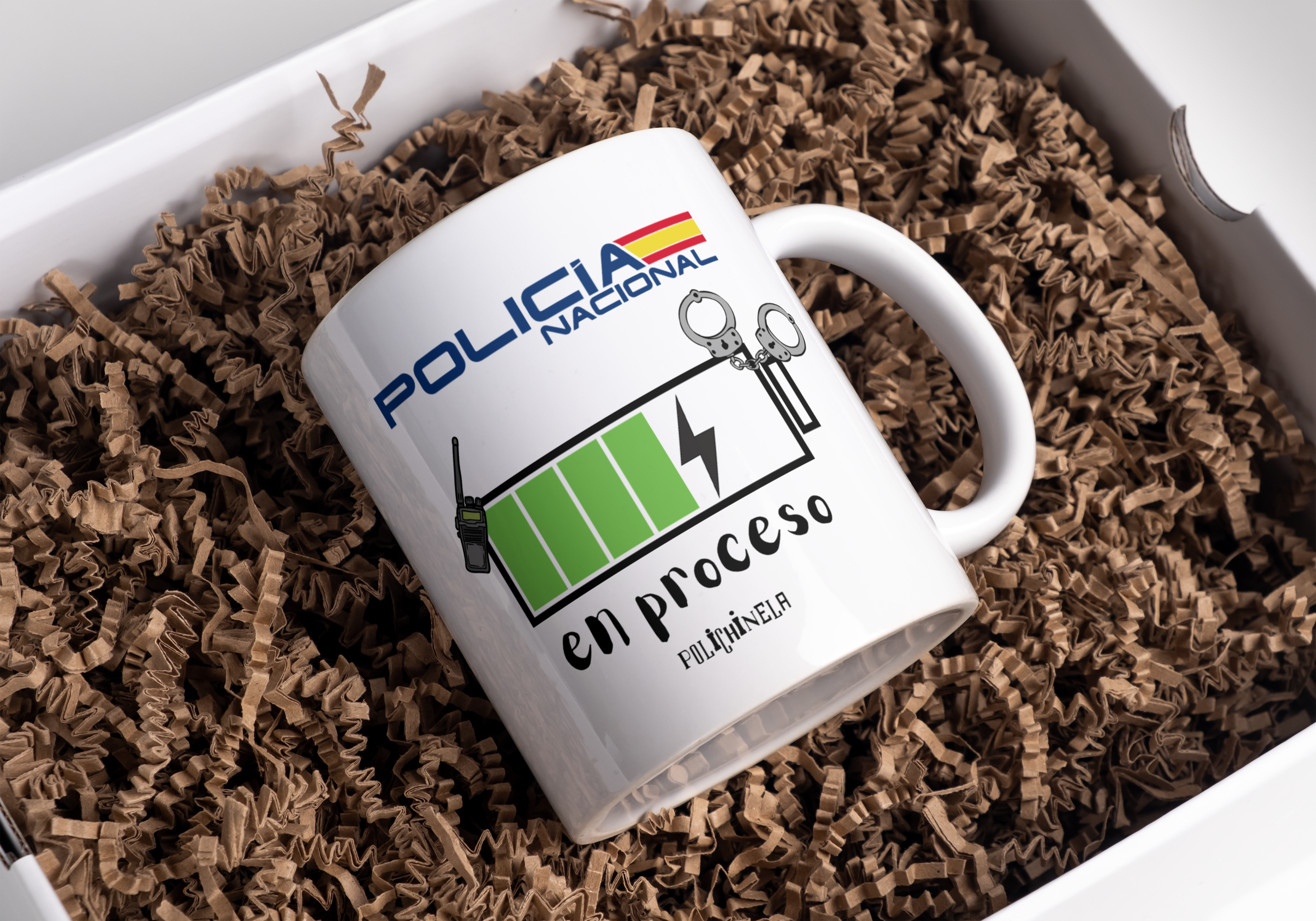 Taza "Policía Nacional en proceso"