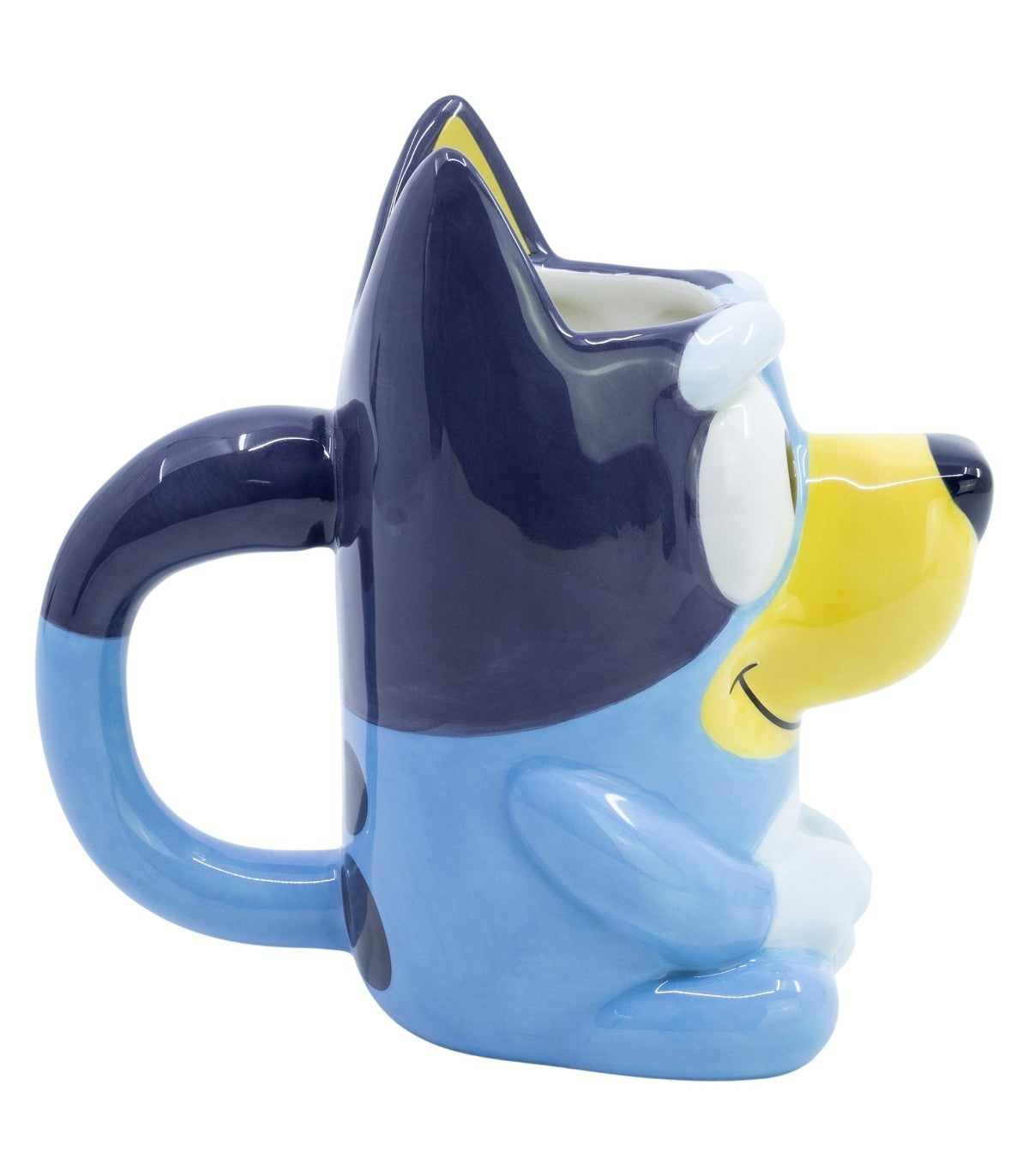 Taza original Bluey 3D de cerámica vista lateral derecha
