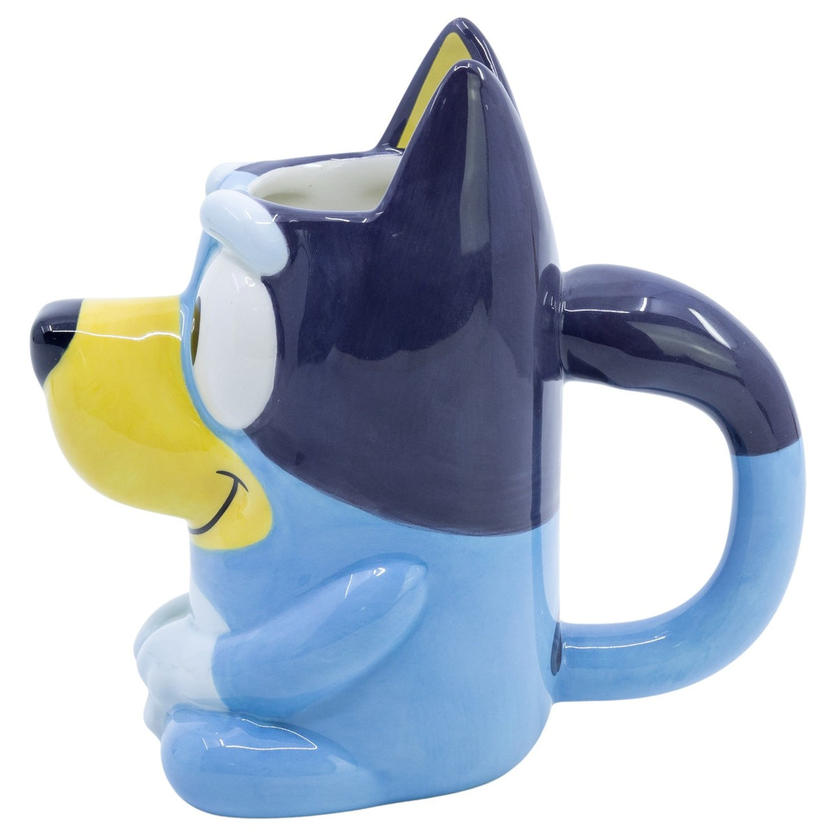 Taza Bluey 3D de cerámica vista lateral