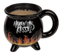 Taza caldero de bruja térmica de gres 350 ml