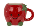 Taza fresa kawaii de dolomita 410 ml vista frontal
