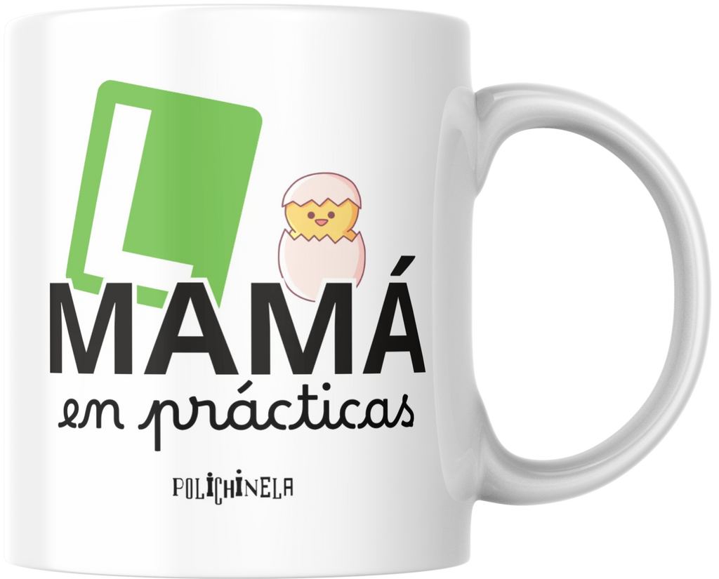 Kit Regalo "Padres en Prácticas" – Body para bebé + 2 Tazas