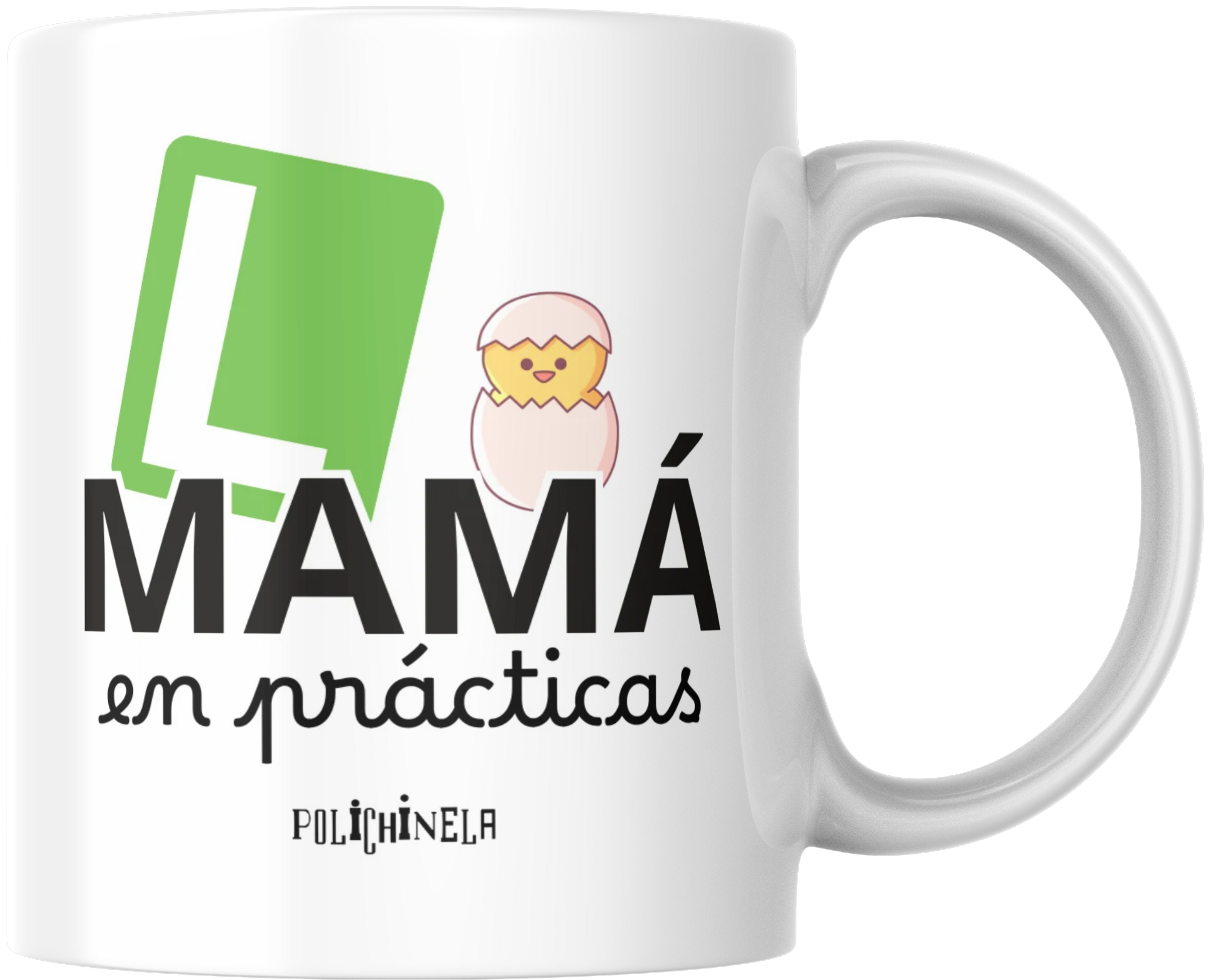 Kit Regalo "Padres en Prácticas" – Body para bebé + 2 Tazas
