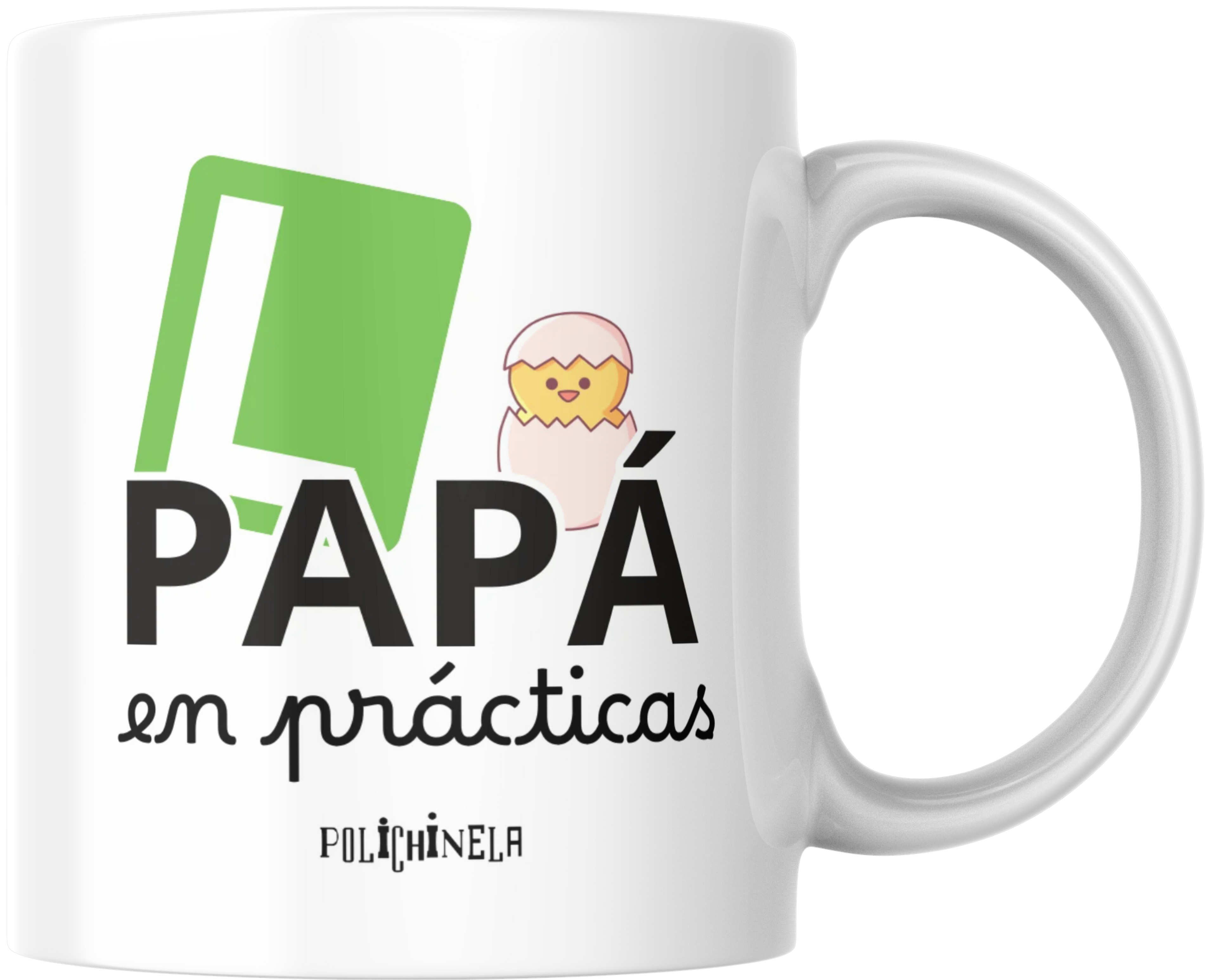 Kit Regalo "Padres en Prácticas" – Body para bebé + 2 Tazas