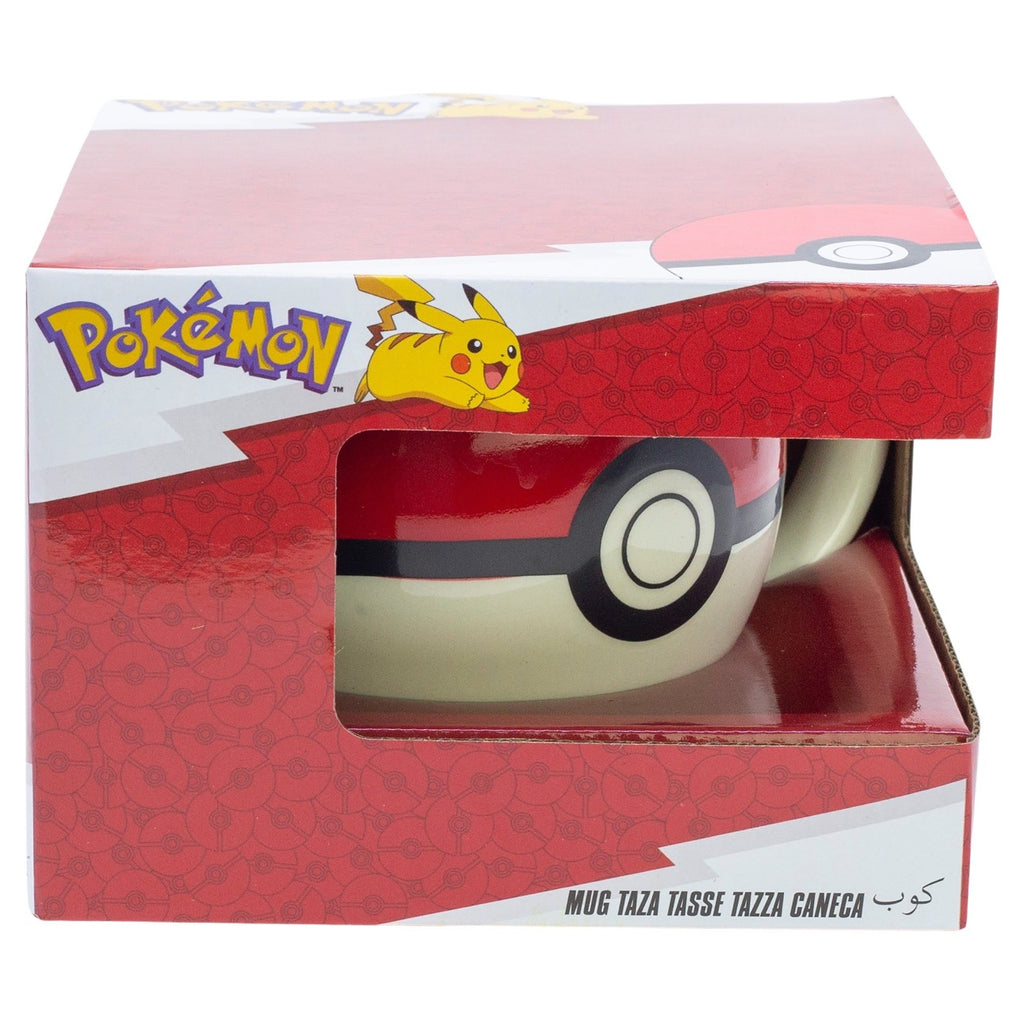 Taza Poké Ball Pokémon 3D 490 ml en caja regalo