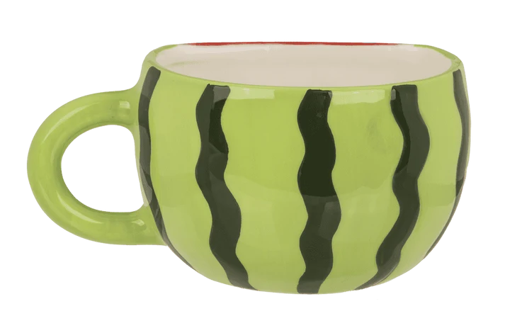 Taza sandía kawaii de dolomita 370 ml vista trasera